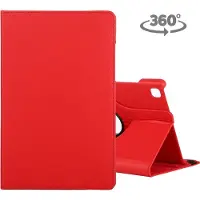 Mobigear Tablethoes geschikt voor Samsung Galaxy Tab A7 (2020) Hoes | DuoStand Draaibare Bookcase - Rood