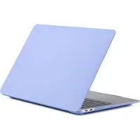 Mobigear Laptophoes geschikt voor Apple MacBook Air 13 Inch (2018-2020) Hoes Hardshell Laptopcover MacBook Case | Matte - Pastelblauw - Model A1932 / A2179 / A2337