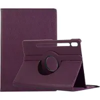 Mobigear Tablethoes geschikt voor Samsung Galaxy Tab S9 Plus Hoes | DuoStand Draaibare Bookcase - Paars