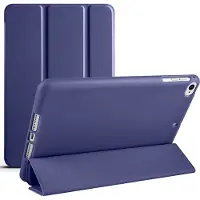 Mobigear Tablethoes geschikt voor Apple iPad 5 (2017) Hoes | Tri-Fold Gel Bookcase - Donkerblauw