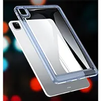 Mobigear Tablethoes geschikt voor Apple iPad Pro 11 Inch (2020) Hardcase Backcover | Crystal | iPad Pro 11 Inch (2020) Case | Back Cover - Transparant / Blauw