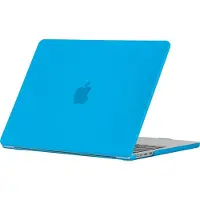 Mobigear Laptophoes geschikt voor Apple MacBook Air 15 Inch (2023-2025) Hoes Hardshell Laptopcover MacBook Case | Matte - Blauw - Model A2941 / A3114 / A3241