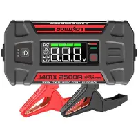 Lokithor Jumpstarter J401X - 12V 2500A Startbooster - Powerbank - Voor koude temperaturen - LED Zaklamp - IP65