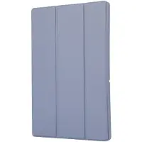 Mobigear Tablethoes geschikt voor Samsung Galaxy Tab A9 Plus (2023) Hoes | Tri-Fold Gel Bookcase + Stylus Houder - Paars