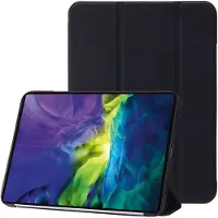 Mobigear Tablethoes geschikt voor Apple iPad 11 (2025) Hoes | Tri-Fold Gel Bookcase - Zwart