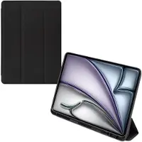 Mobilize Tablethoes geschikt voor Apple iPad Air 13 Inch (2025) Hoes | Solid Folio Bookcase - Zwart