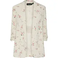 Pieces Blazers 'PCBosella' lichtblauw / groen / lichtroze / wolwit