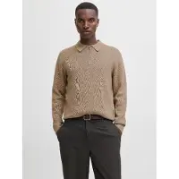 Jack & Jones Premium Trui 'JPRBLamilano' taupe