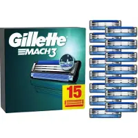 Gillette Mach3 15 Scheermesjes Nieuw