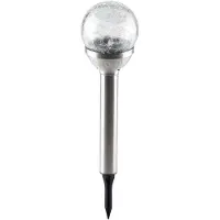Grundig Solar tuinlamp - glazen bol - op zonne-energie - 25 cm - tuinverlichting