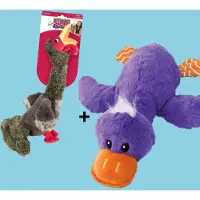 Kong shakers honkers kalkoen en kong shakers honkers eend 42x24,5x19 cm en 45,5x15,5x18