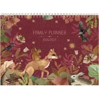 Pimpelmees Family Planner 18 maanden 2026-2027 Fox Peony