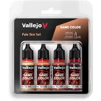 Vallejo 72379 Game Color - Pale Skin Color Set - Acryl Set Verf set