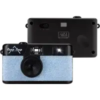 Camp Snap Campsnap Digitale Camera - Schermvrije Retro Fotocamera - 8 Megapixel - 2000 foto's - Minimalistisch Vintage Design - Met Flits - Oplaadbaar - 4GB - Denim