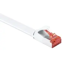 Pro U/FTP CAT6 Gigabit platte netwerkkabel / wit - 10 meter