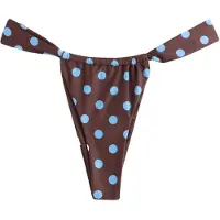 Next Bikinibroek lichtblauw / bruin