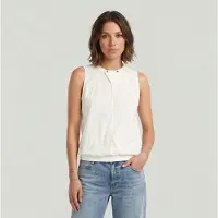 G-Star Sleeveless Top - Wit - Dames M