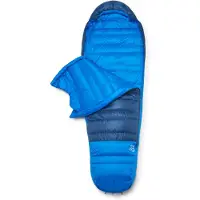 Rab - Ascent -12C / 10F - Donzen slaapzak X Long Wide - Body Size: 200 cm, blauw