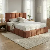 Mörgenn Bed Calma - Luxe Bedframe met Opbergruimte - Terra (Anthology 09) - 160x200 cm - Met Luxe Suprême Hotelmatras