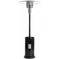 Fornorth Terrasverwarmer Stand Patio 13kW gasvermogen, zwart