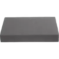 Ambiante Hoeslaken Topdek Jersey Antraciet 160x200 cm - 100% Katoen