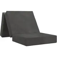 vidaXL Vouwbare Sofa Bed 90 x 67 x 45 cm Donkergrijs
