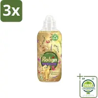 Robijn 3 x - Bohemian Blossom - Wasverzachter - 33 Wasbeurten - 825 ml - Grootverpakking - Wasverzachter - Wasmiddel - Geur - Zachtheid - Essentiële Oliën