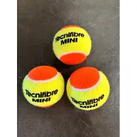 Tecnifibre Mini Stage 2 Oranje Tennisbal 3 stuks Uitvoering : Los