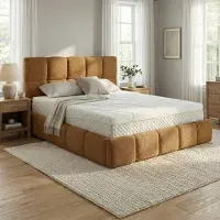 Mörgenn Bed Calma - Luxe Bedframe met Opbergruimte - Inca Gold (Anthology 10) - 180x200 cm - Met Luxe Suprême Hotelmatras