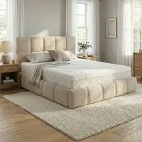 Mörgenn Bed Calma - Luxe Bedframe met Opbergruimte - Sand (Anthology 03) - 140x200 cm - Met Luxe Suprême Hotelmatras