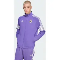 Adidas Real Madrid Lifestyler Trainingsjack Paars Wit