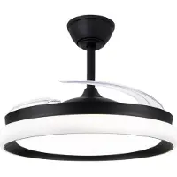 CristalRecord - Plafondventilator Brisa Ø 106 cm zwart