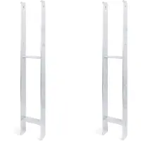 Alberts 2 x H-paaldrager, 121x800 mm, materiaaldikte 6 mm, diepte 60 mm, thermisch verzinkt