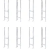 Alberts 8 x H-paaldrager, 91x600 mm, materiaaldikte 5 mm, diepte 60 mm, thermisch verzinkt