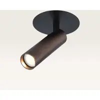 LUSENZ Inbouwspot Mavion bronzo - G9-fitting - Spotlight - Zwevend licht - IP20 voor binnen - Brons - Met doorlusbedrading