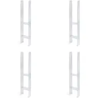 Alberts 4 x H-paaldrager, 91x600 mm, materiaaldikte 5 mm, diepte 60 mm, thermisch verzinkt