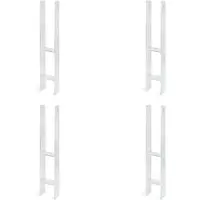 Alberts 4 x H-paaldrager, 91x600 mm, materiaaldikte 6 mm, diepte 60 mm, thermisch verzinkt
