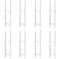 Alberts 8 x H-paaldrager, 141x800 mm, materiaaldikte 6 mm, diepte 60 mm, thermisch verzinkt