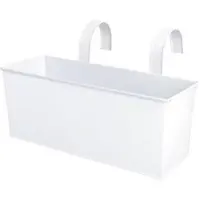 Esschert Design Balkonbak - Wit