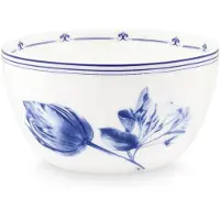 Heinen Delfts Blauw Kom Tulp Blauw / Wit D 12 H 6,5 Cm