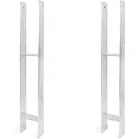 Alberts 2 x H-paaldrager, 111x800 mm, materiaaldikte 6 mm, diepte 60 mm, thermisch verzinkt