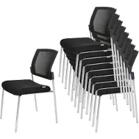 Hjh OFFICE K9 V - Vergaderstoel / bezoekerstoel Zwart