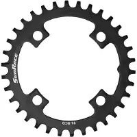 Sunrace kettingblad 30T Staal zwart, BCD 96