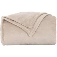 vidaXL Dekentjes 6 st Beige 220 x 240 cm 8.23 kg Fleece