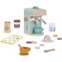 Tooky Toy Wooden Coffee Shop Set 25 Pieces Goud