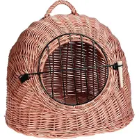 Flamingo Kattenmand Wilgen - Bruin - 50 x 40 x 40 cm