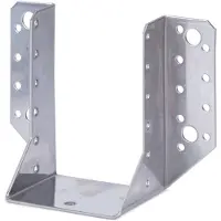 Alberts 848309 balkdrager, type A, roestvrij staal, 80 x 120 mm, 25er Set