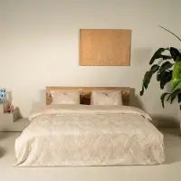 Kayori Nachi Dekbedovertrek Katoen/Tencel 240x200/220 Naturel