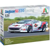 Italeri Modelbouwpakket Auto - 3669 Jaguar XJ220 Racing - R Auto Plastic - 1:24 - Modelbouw