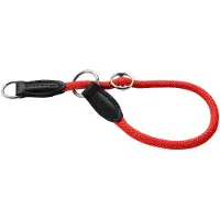 Hunter halsband voor hond freestyle met stop rood 35 cmx8 mm